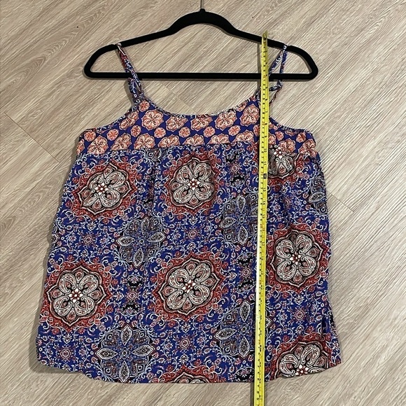 Cynthia Rowley Women’s Tank Top Large Sleepwear Colorful Floral Bohemian - Picture 8 of 9